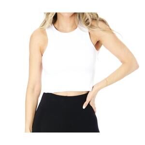 NEW SUZETTE COLLECTION girl's double lined yummy tank in white